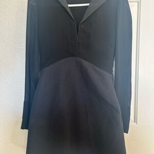 Balenciaga Black Long Sleeve Dress